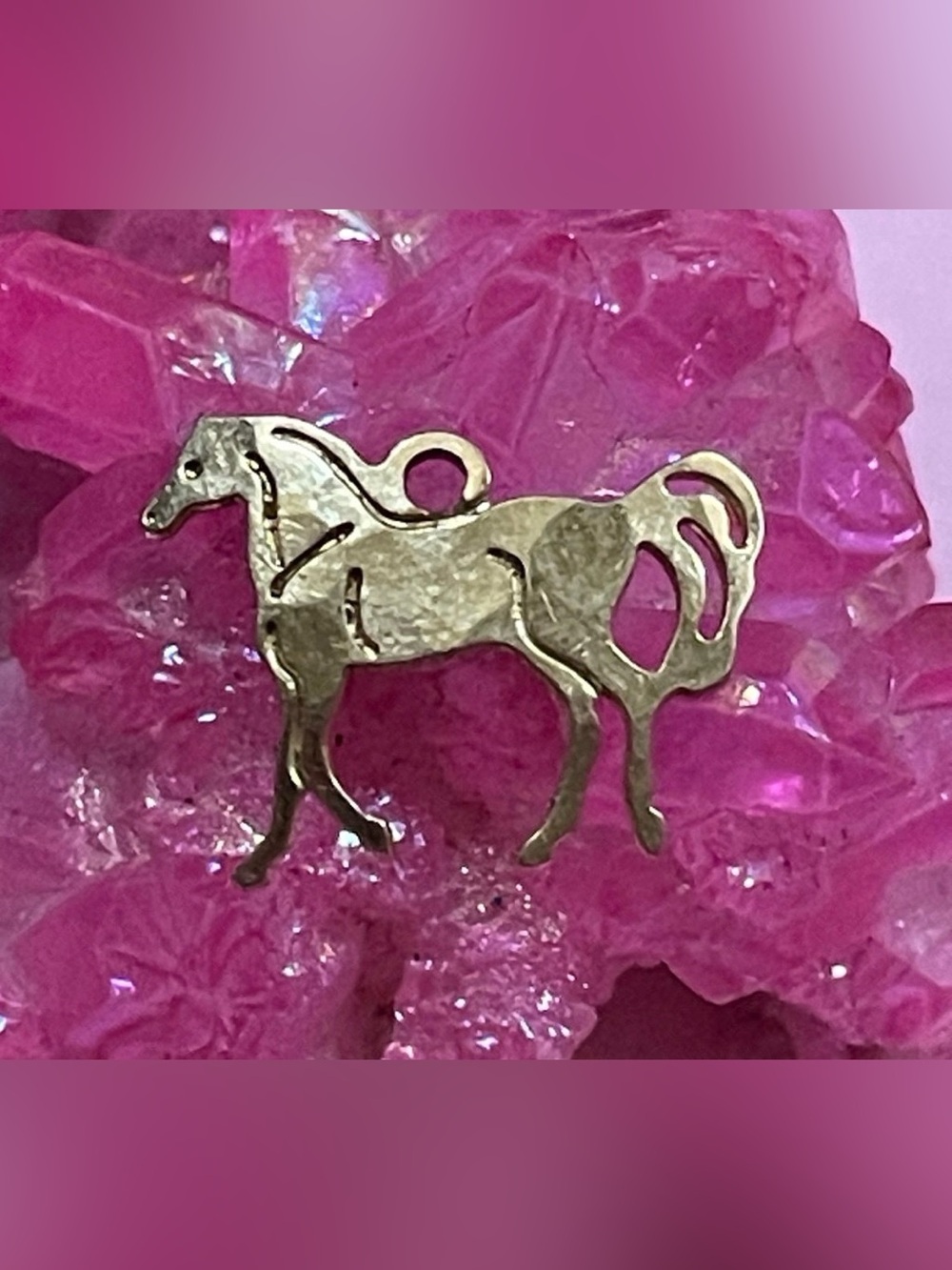 Vintage Signed WB Equestrian Horse Charm #9624